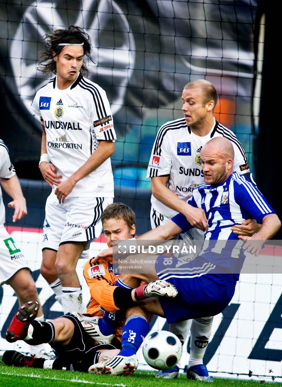 Mikael Lustig, Stefan Ålander, Andreas Lindberg, målvakt,