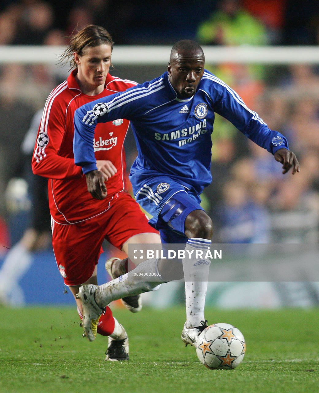 Claude Makelele och Fernando Torres