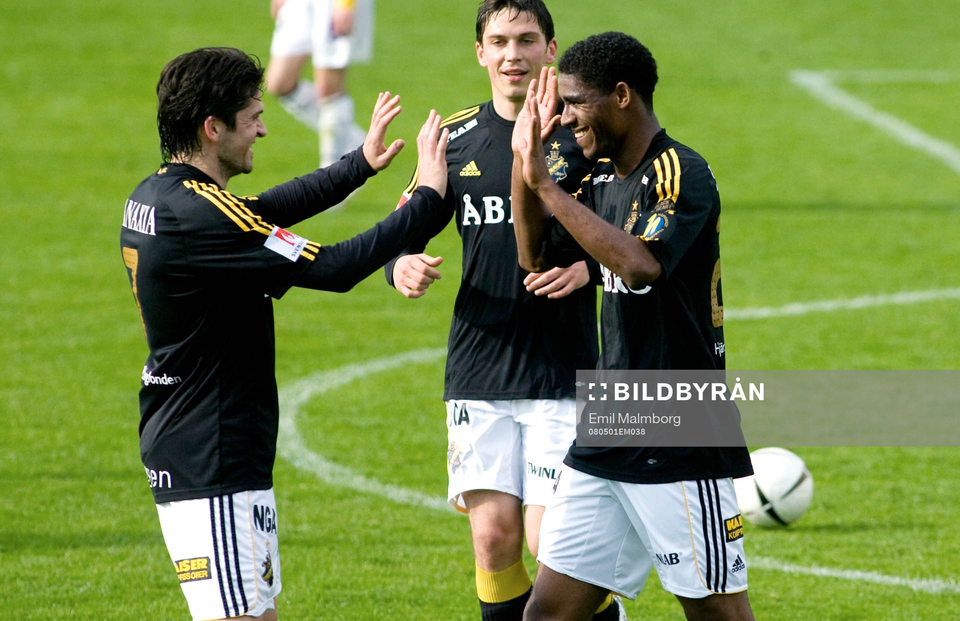  Khari Stephenson, AIK. Jubel.