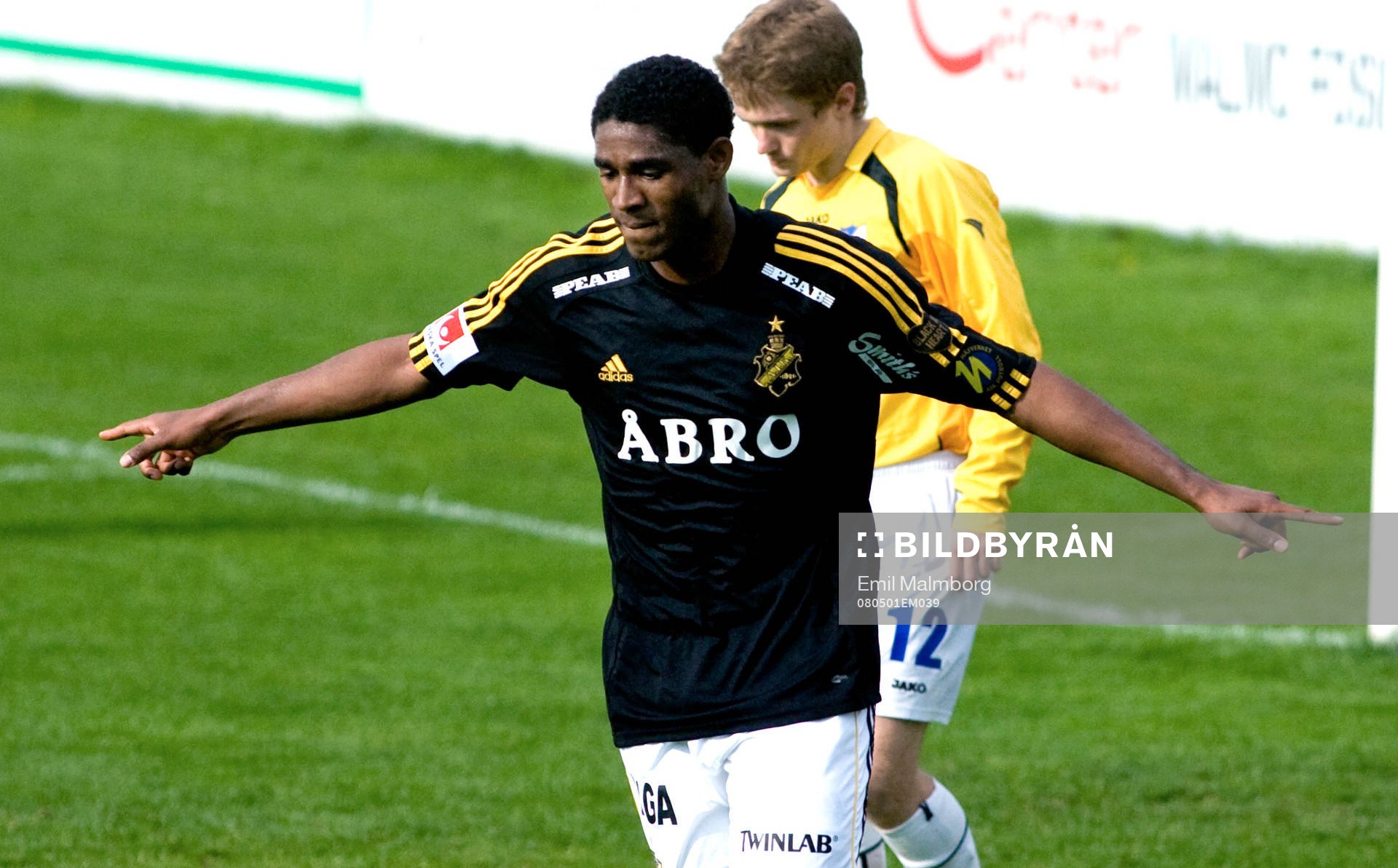  Khari Stephenson, AIK. Jubel