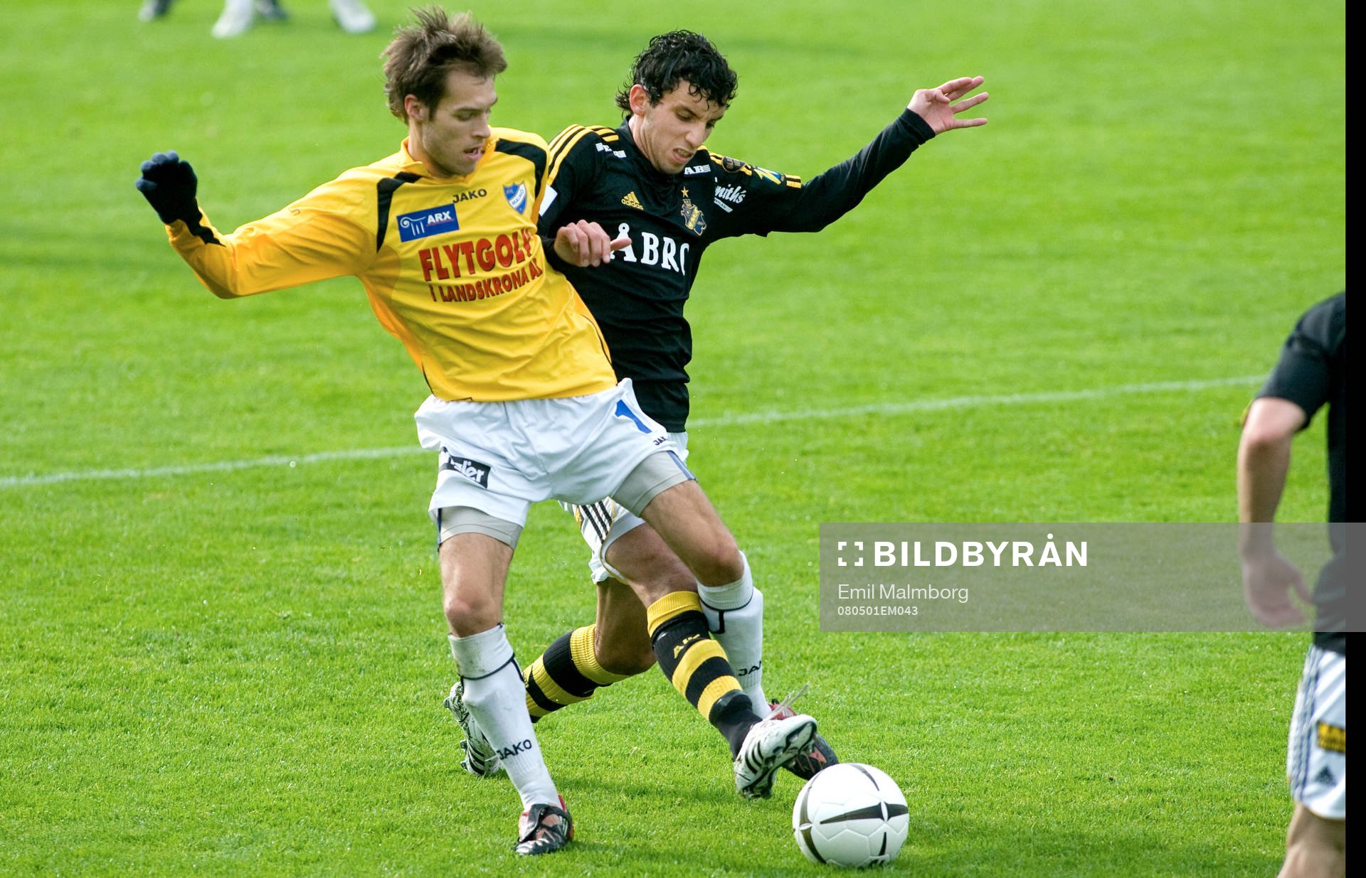 Zoran Jovanovic, IFK Malmö och Jorge Ortiz, AIK