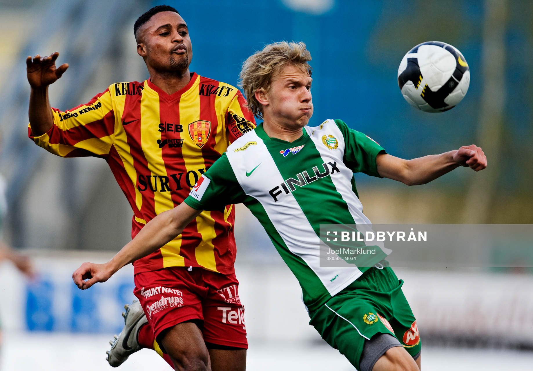  Kutshi Kanga, Syrianska och Emil Johansson, Hammarby.
