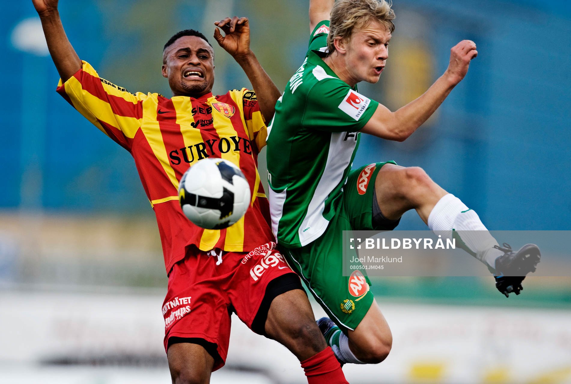  Kutshi Kanga, Syrianska och Emil Johansson, Hammarby.
