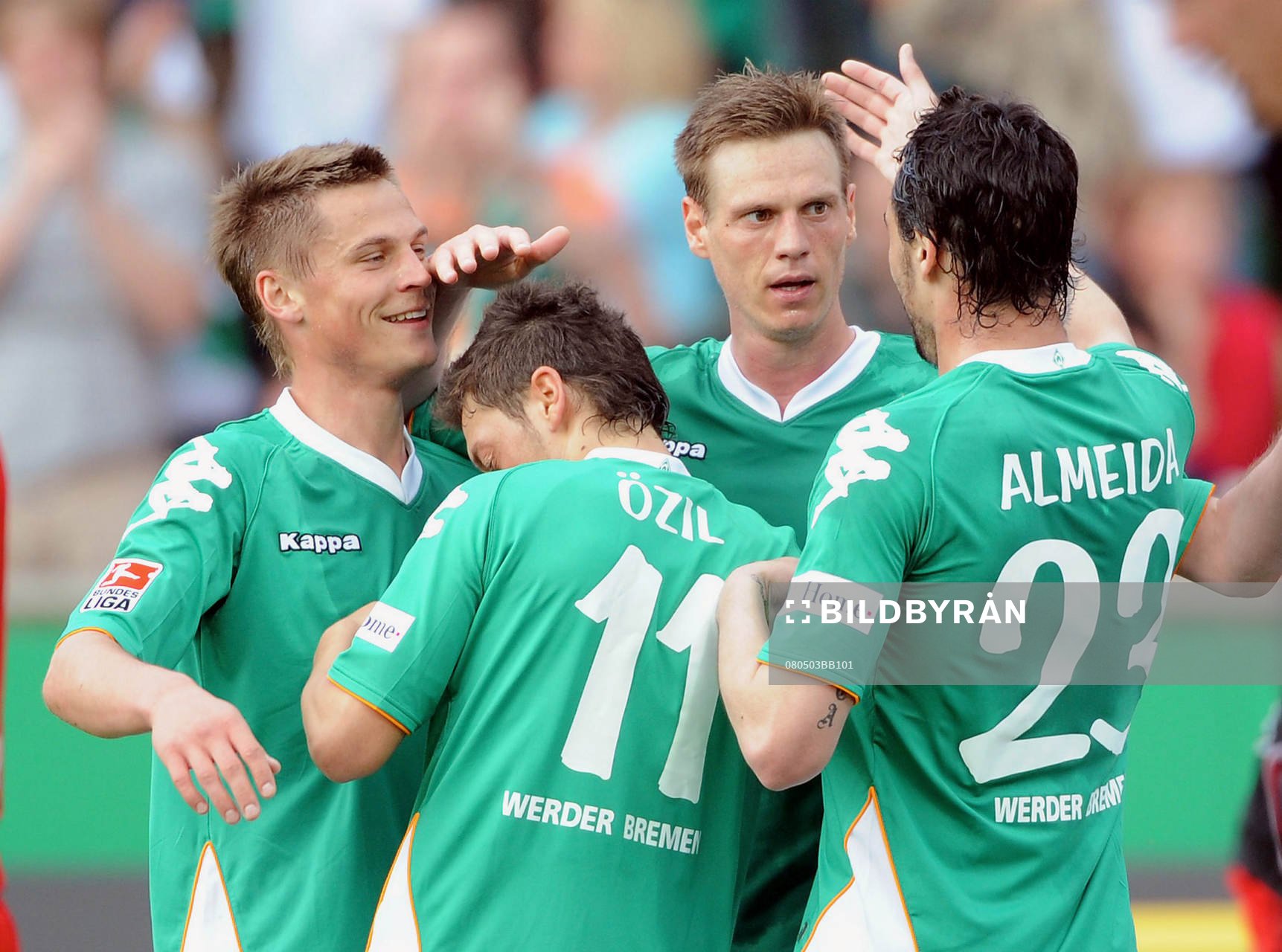 Markus Rosenberg, Mesut Oezil, Tim Borowski, Hugo Almeida,