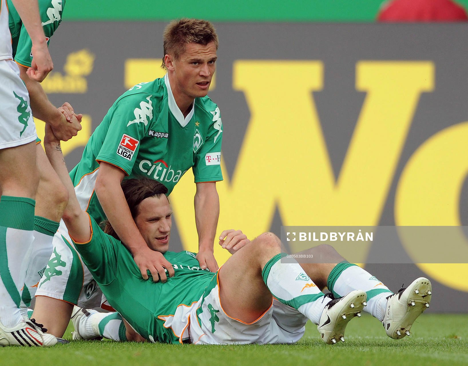 Markus Rosenberg, Torsten Frings, jubel, Bremen