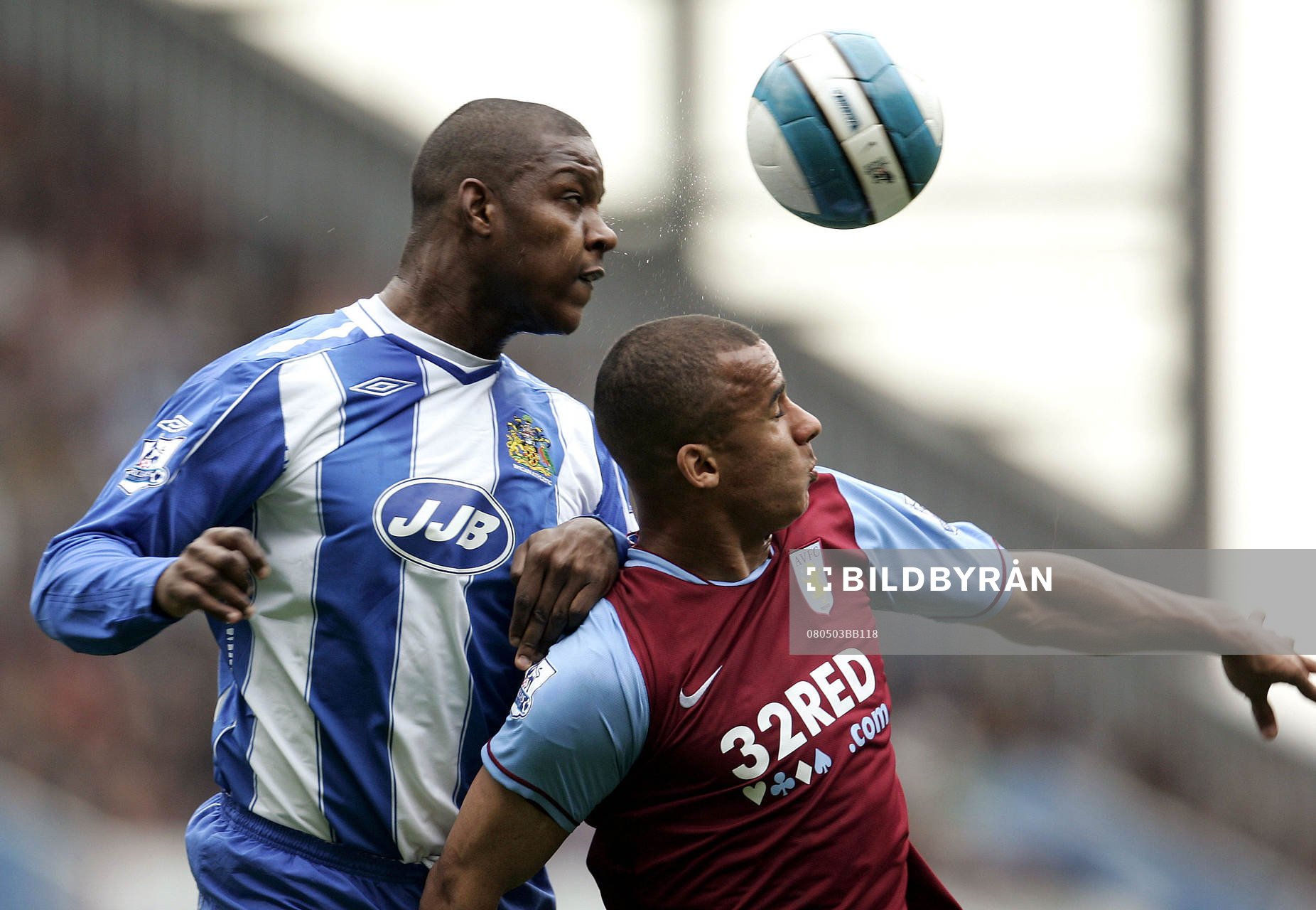 Gabriel Agbonlahor och Titus Bramble
