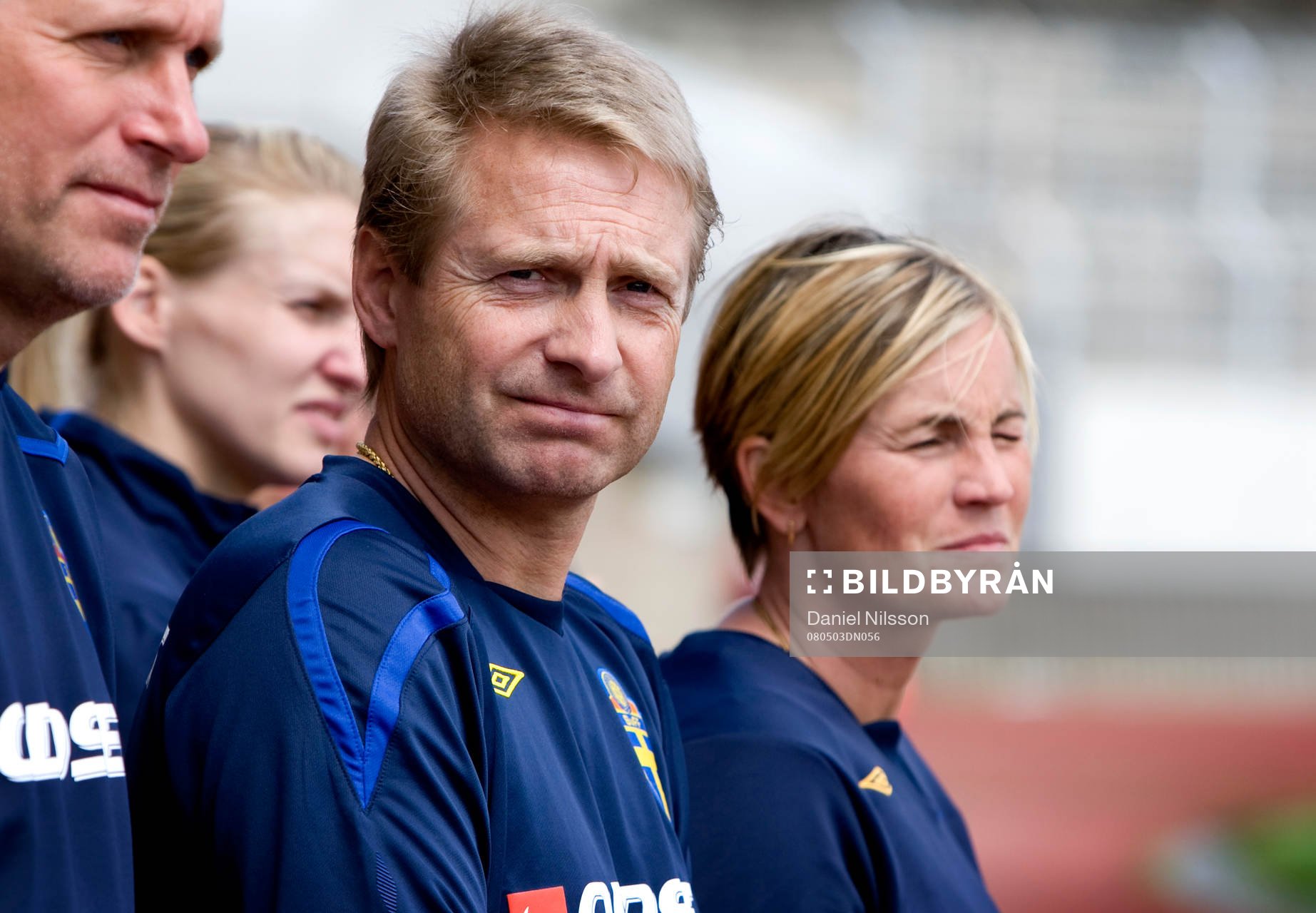  Thomas Dennerby, förbundskapten Sverige och Lilie Persson, assisterande förbundskapten.