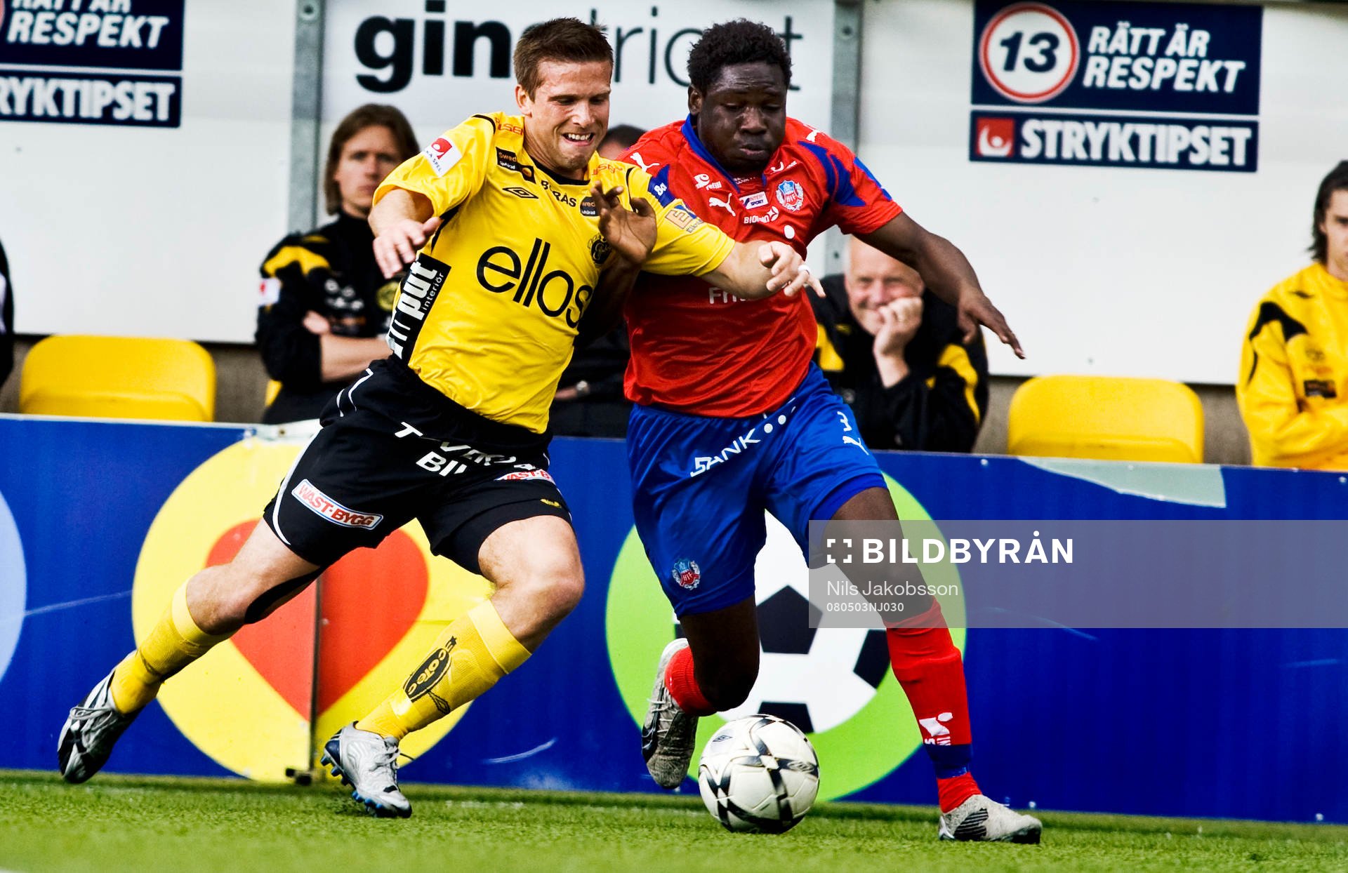 Anders Svensson, Elfsborg, Adama Tamboura, Helsingborg