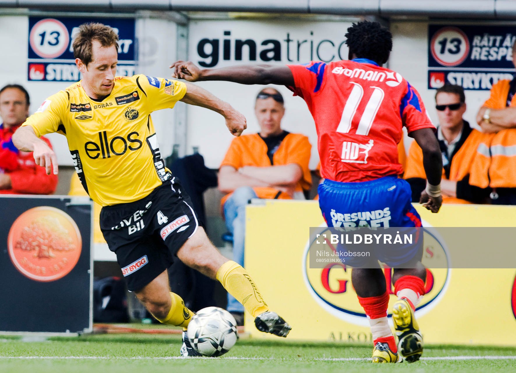 Johan Karlsson, Elfsborg, Razak Omotoyssi, Helsingborg