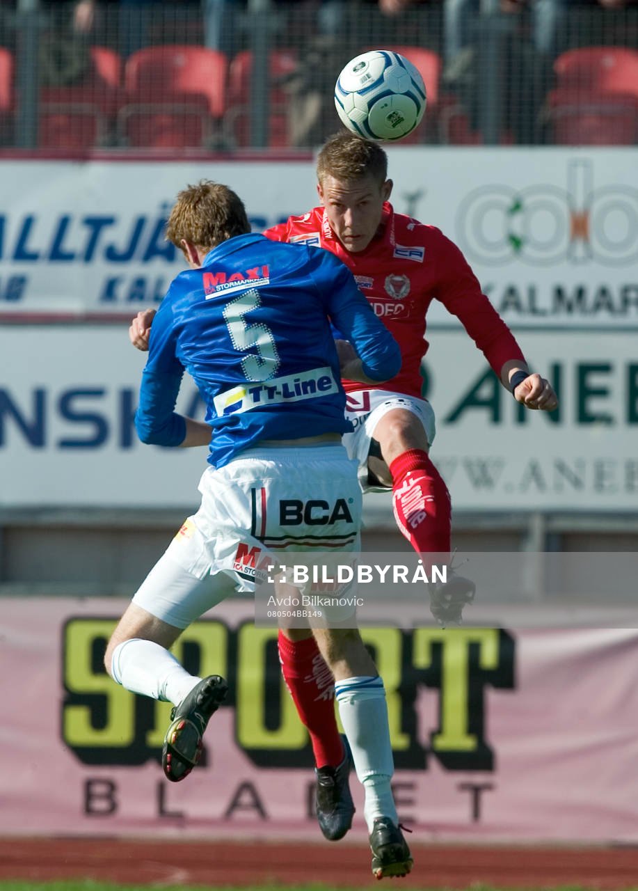 Mikael Bengtsson, Trelleborg, möter David Elm, Kalmar