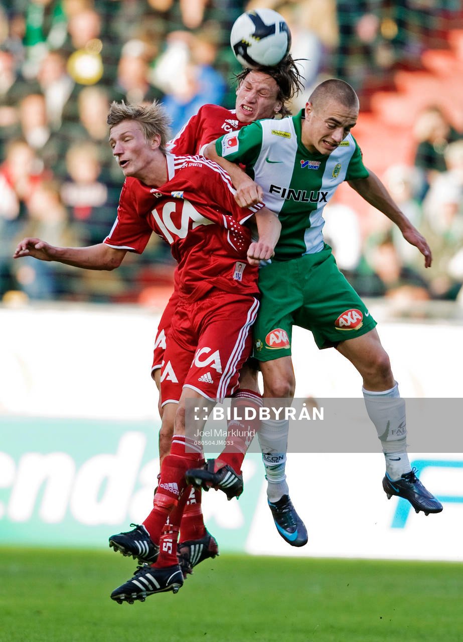 Sebastian Eriksson, Gustav Svensson och Petter Andersson,