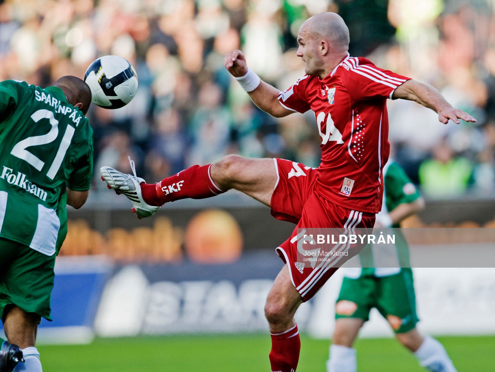 Jonas Wallerstedt, Göteborg, är nära att träffa Klebèr