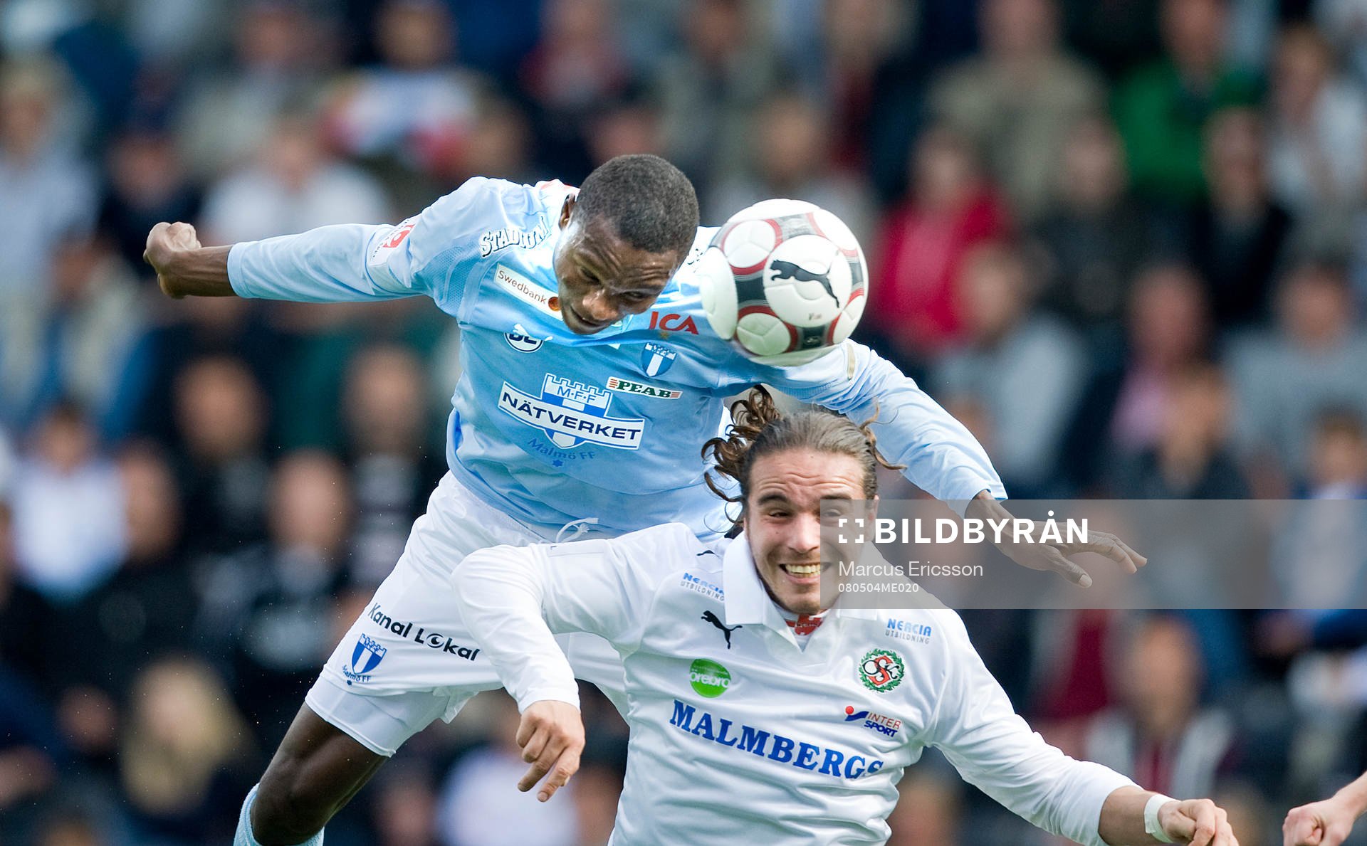 Edward Ofere, Malmö, nickar över Nordin Gerzic, Örebro