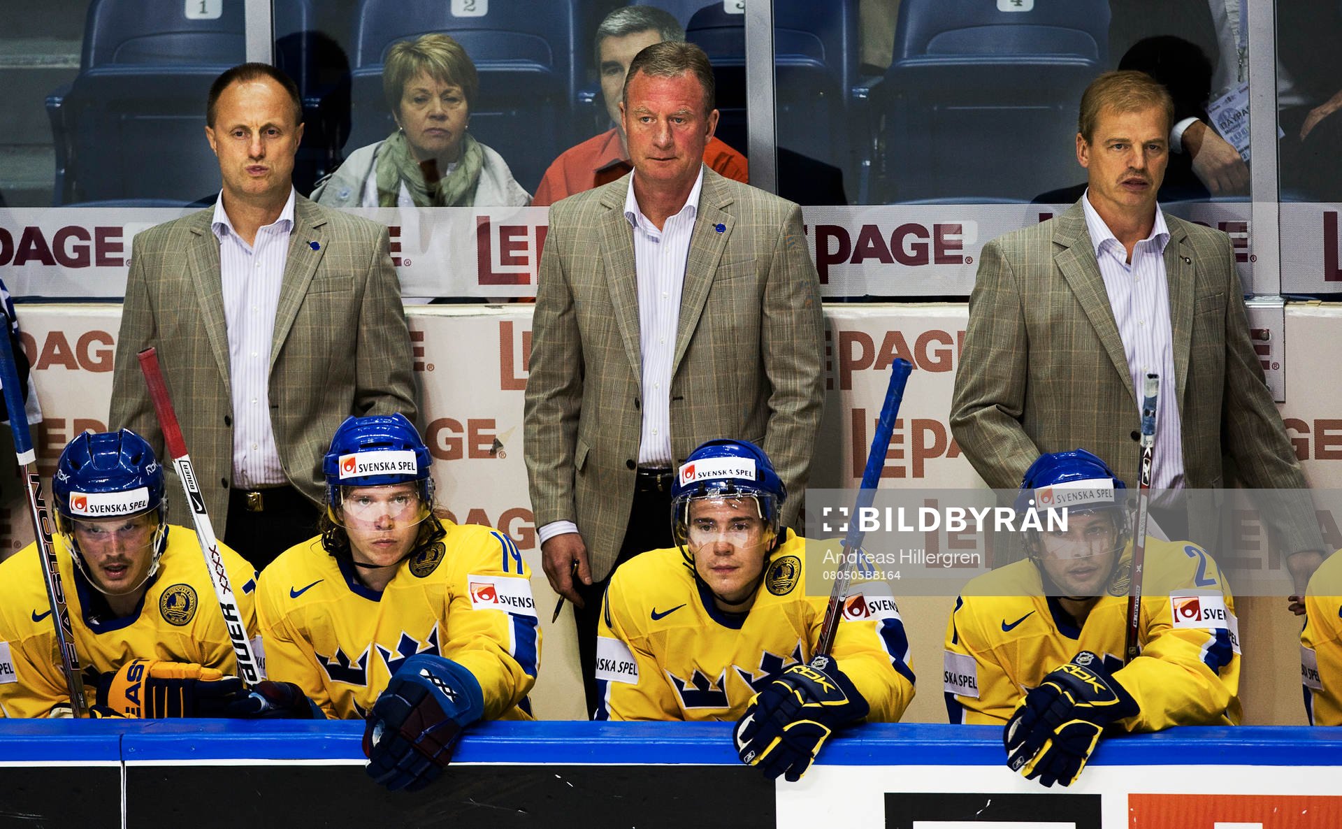 Fredrik  Warg, Nicklas Bäckström, Mattias Weinhandl och