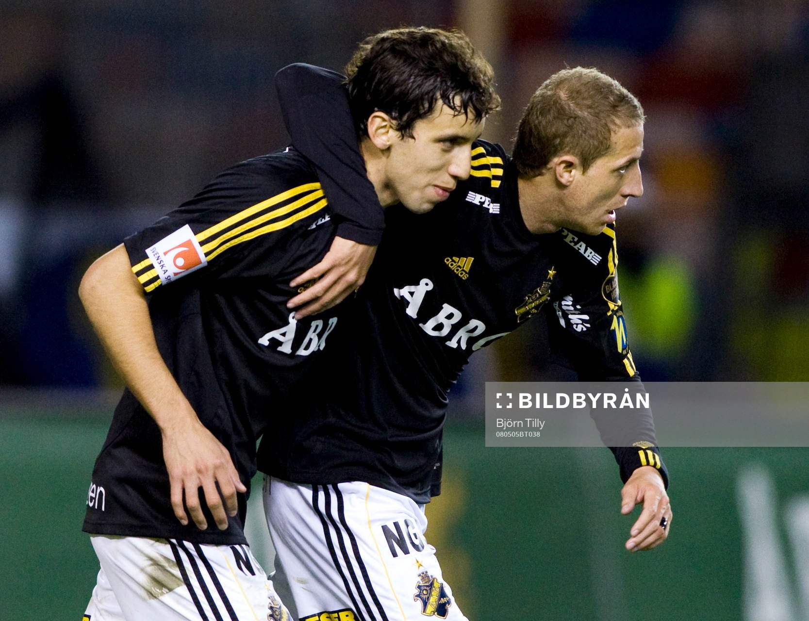 Jorge Ortíz, och Kenny Pavey, AIK