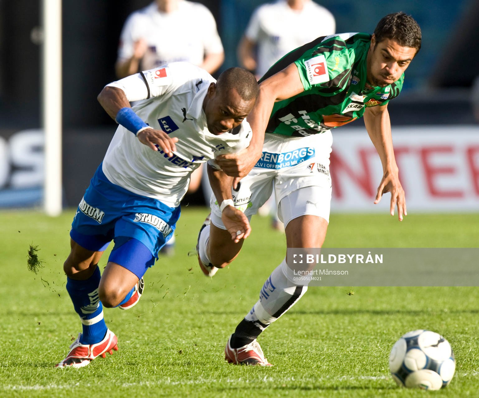 Kevin Amuneke, Norrköping och Mikael Roth, GAIS
