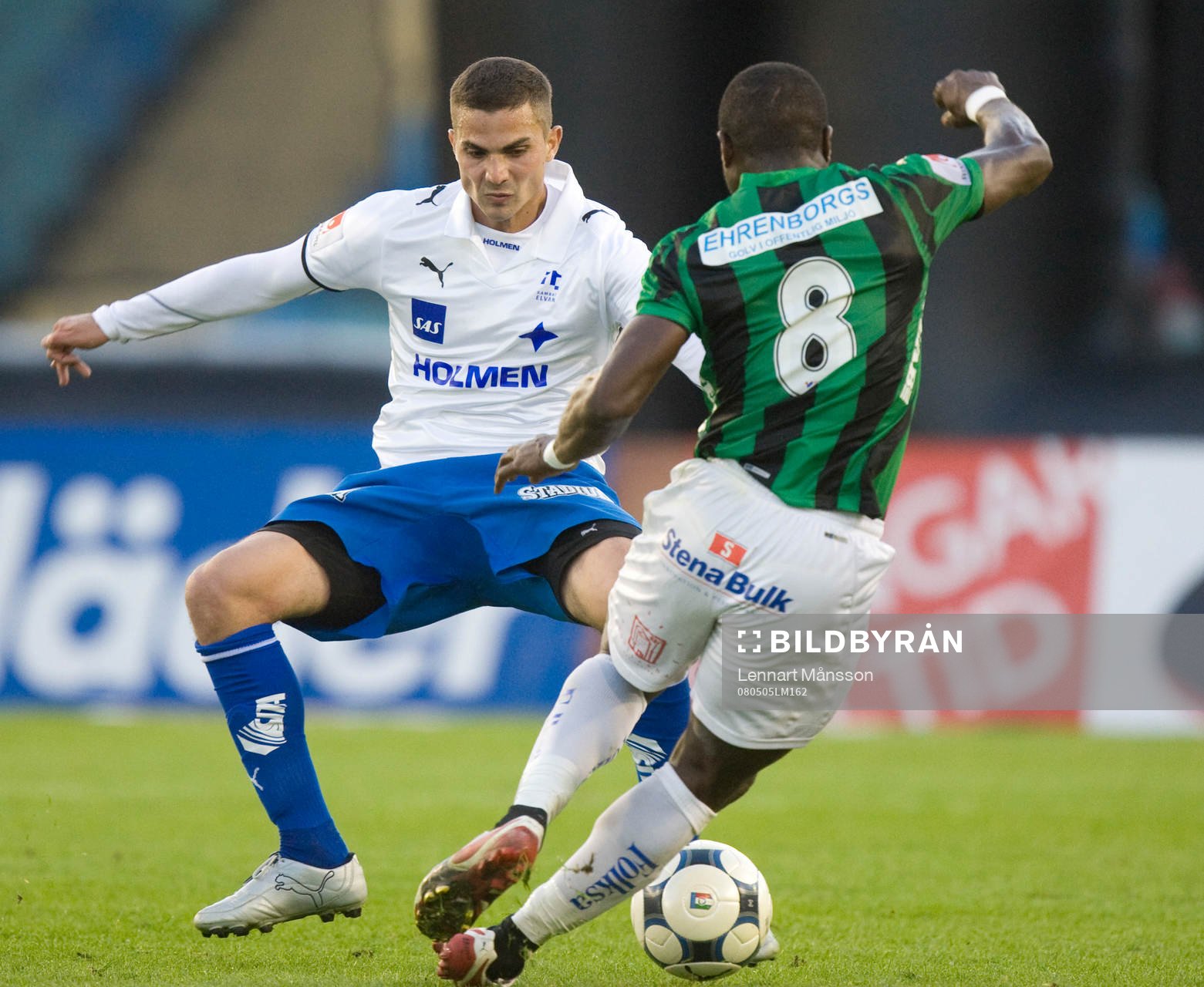 Felix Magro, stoppar Ikpe Ekong