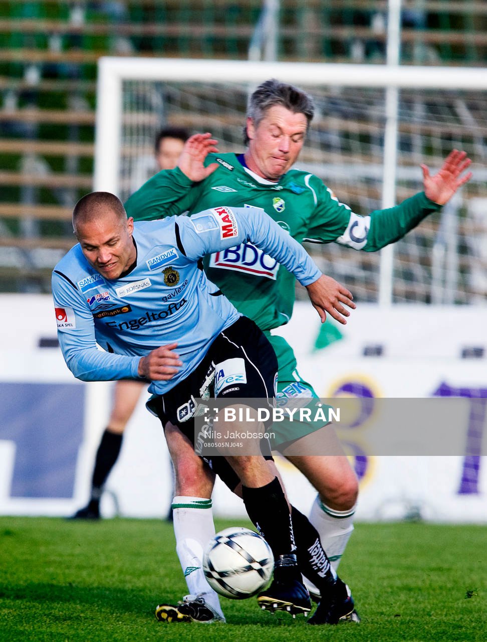 Anders Wikström, Gefle, skadar sig här, lårkaka, Jörgen