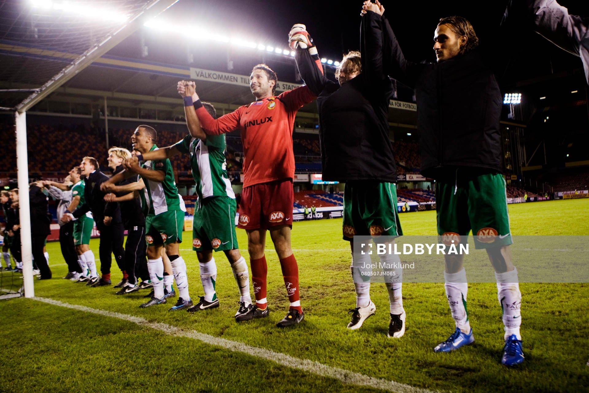 Fotboll, Allsvenskan, Hammarby, jubel