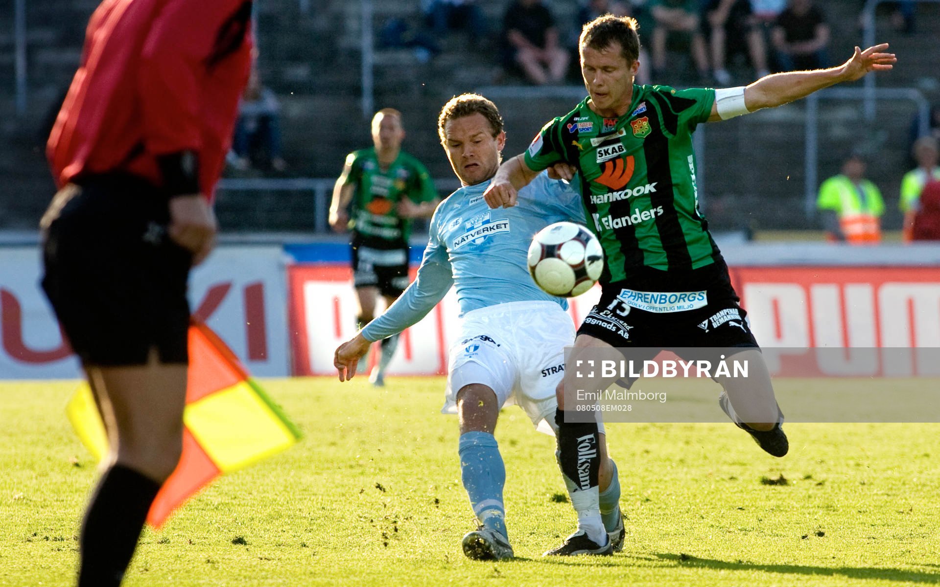 Jonatan Johansson, MFF och Fredrik Lundgren, Gais