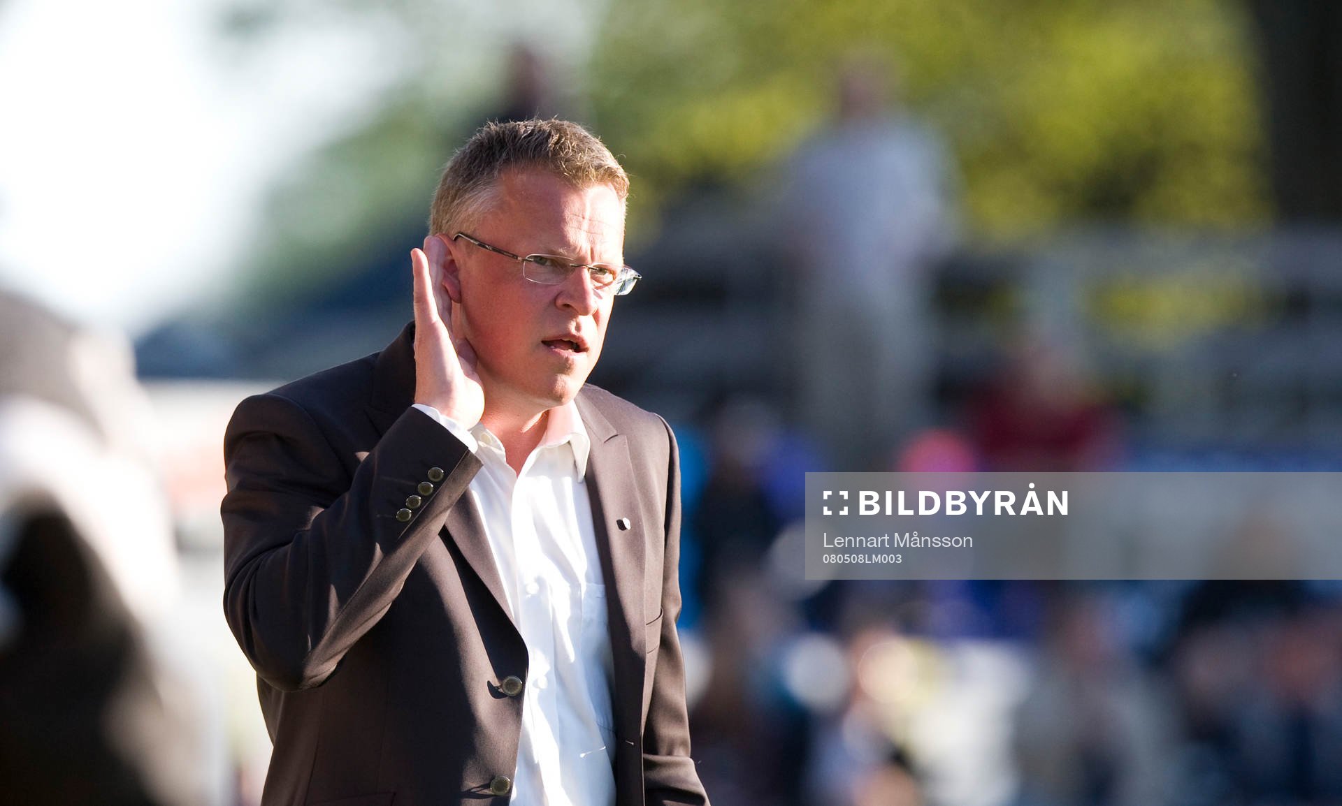Jan Andersson, tränare, Halmstad vill höra jubel från