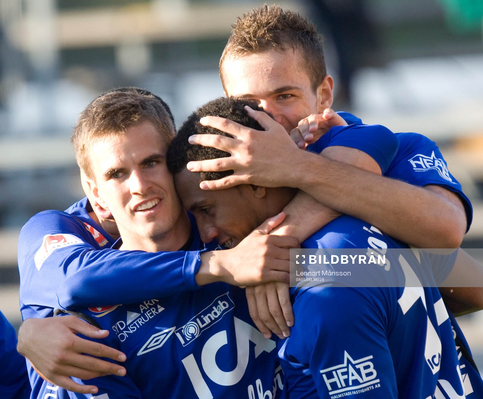 1-0 Anselmo. Jubel, glädje