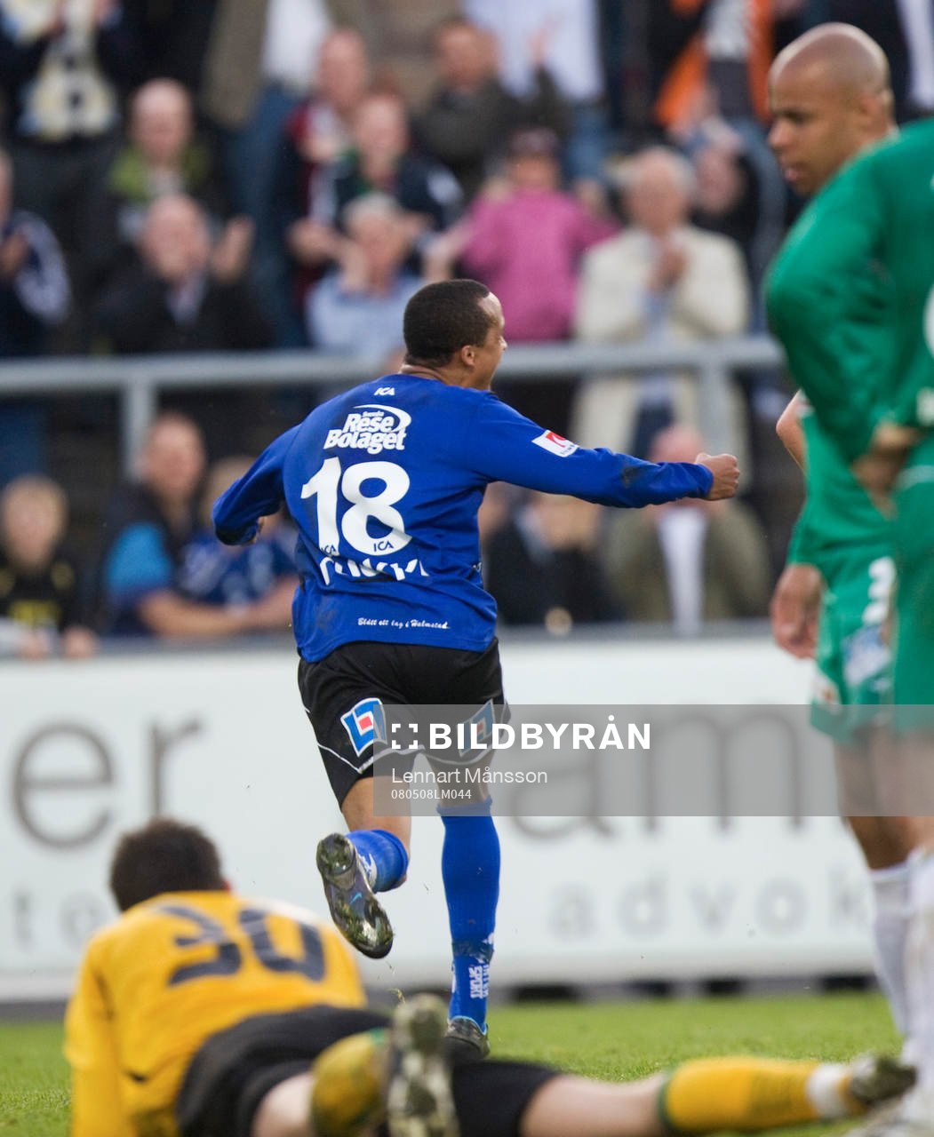 3-0, Marcus Olsson jubel