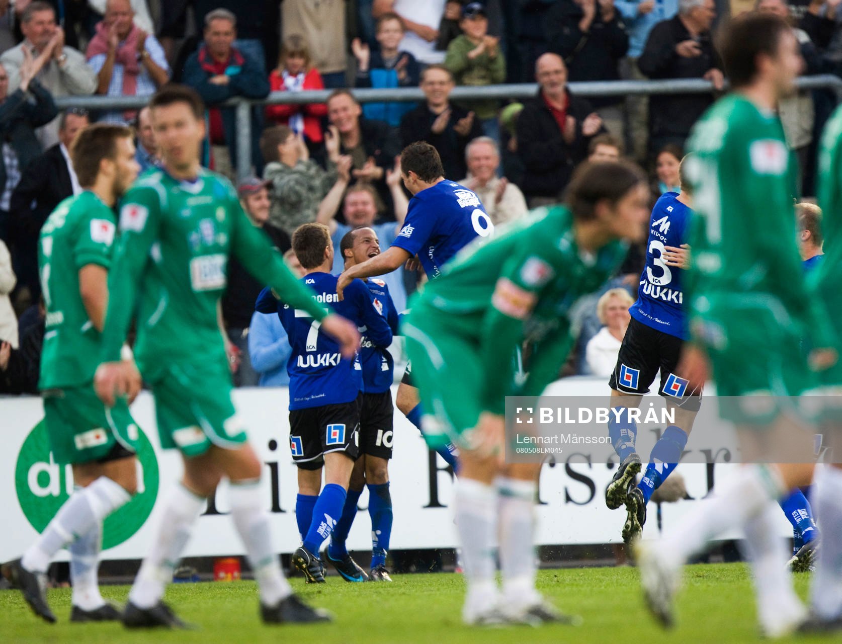 3-0, Marcus Olsson jubel