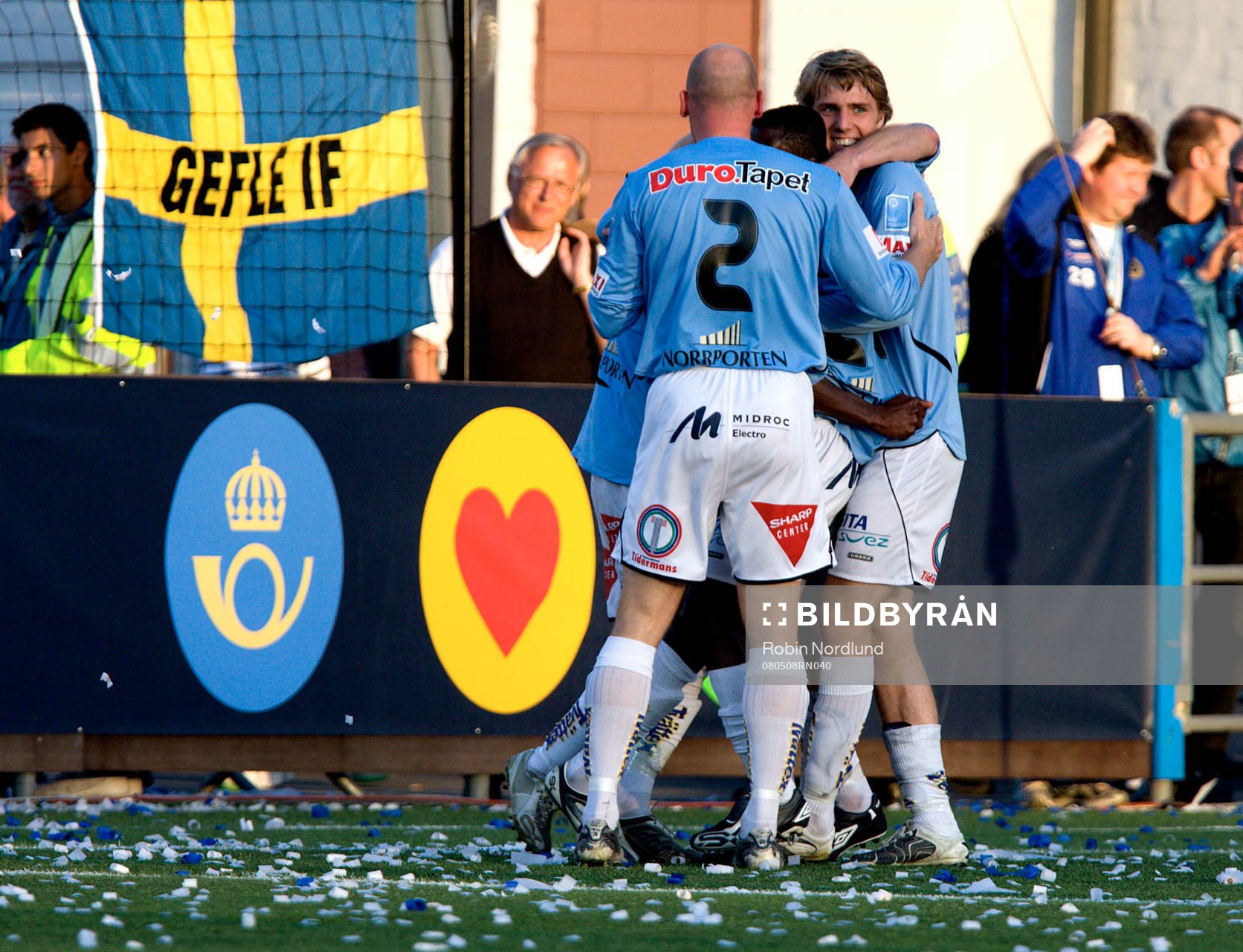 Johan Oremo, Gefle jubel