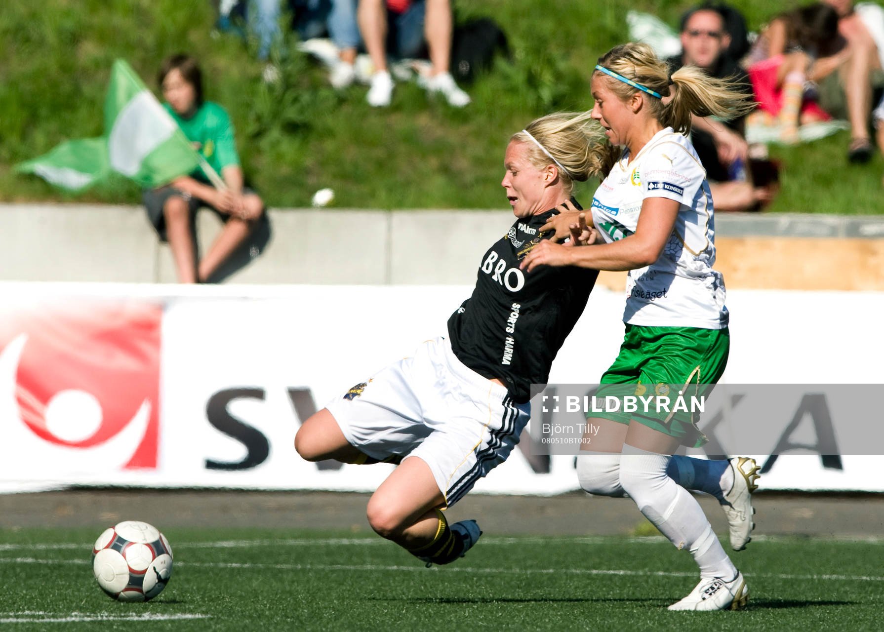 Elin Ekblom Bak, AIK på väg att göra ett av sina två