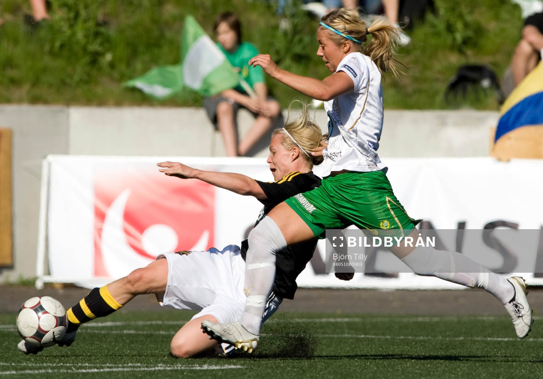 Elin Ekblom Bak, AIK på väg att göra ett av sina två