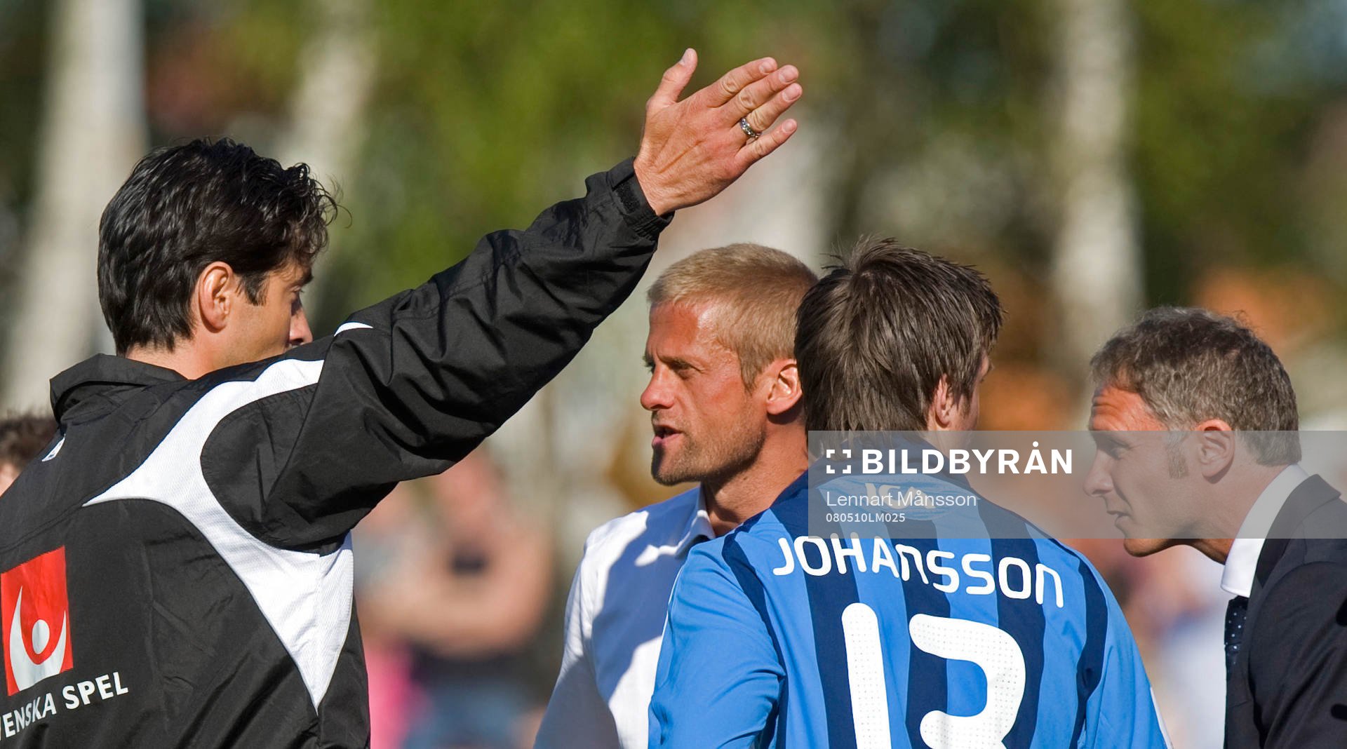 Utvisning, Siggi Jonsson, tränare, fick lämna bänken