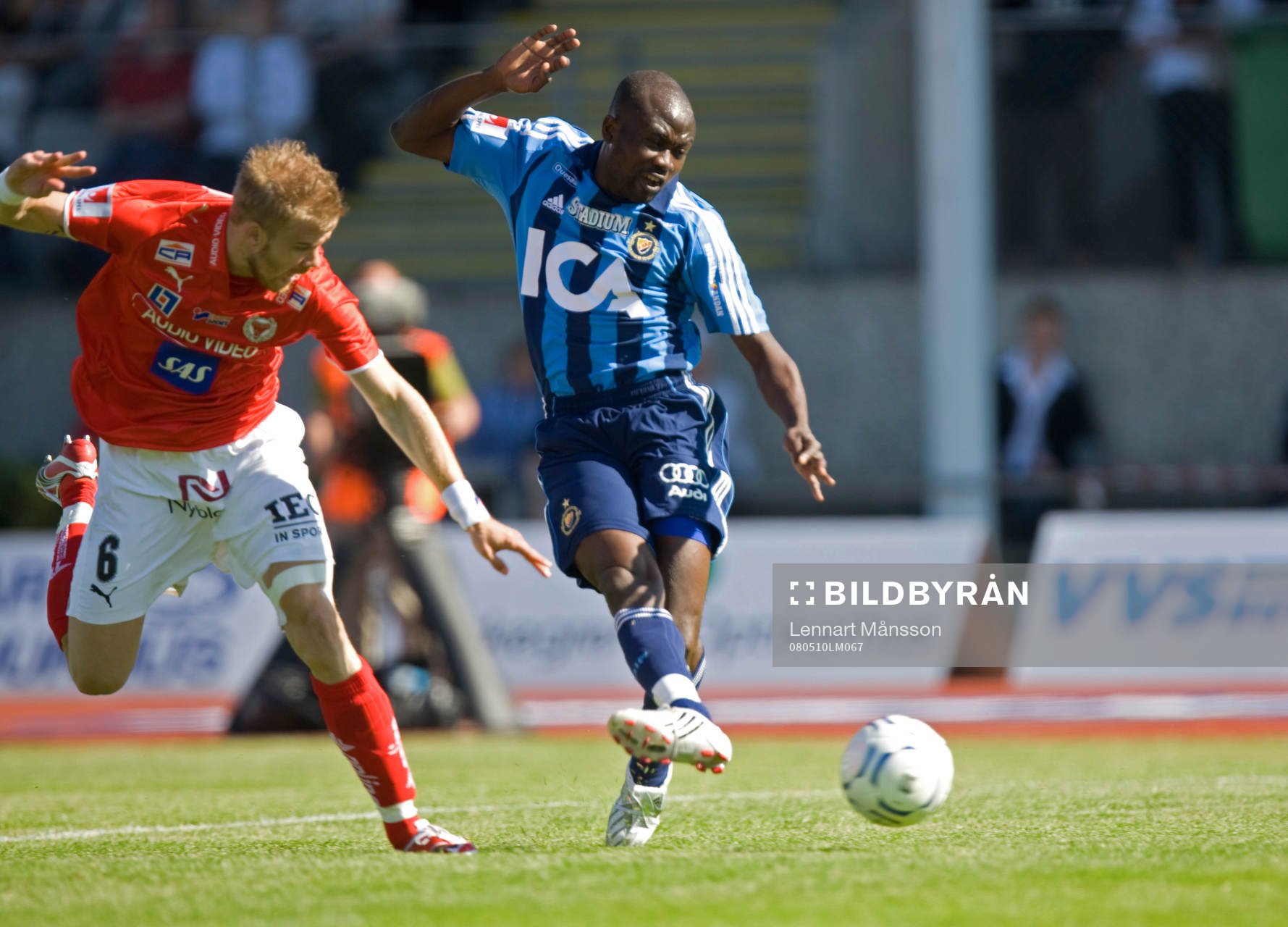 1-1, Jones Kusi Asare, Mikael Eklund kan ej hindra Jones