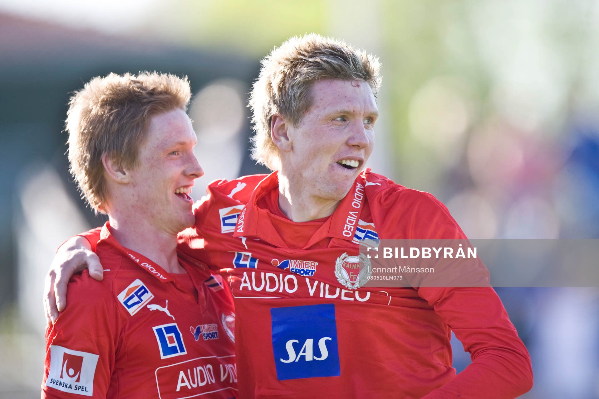 Rasmus Elm och David Elm, glädje, jubel