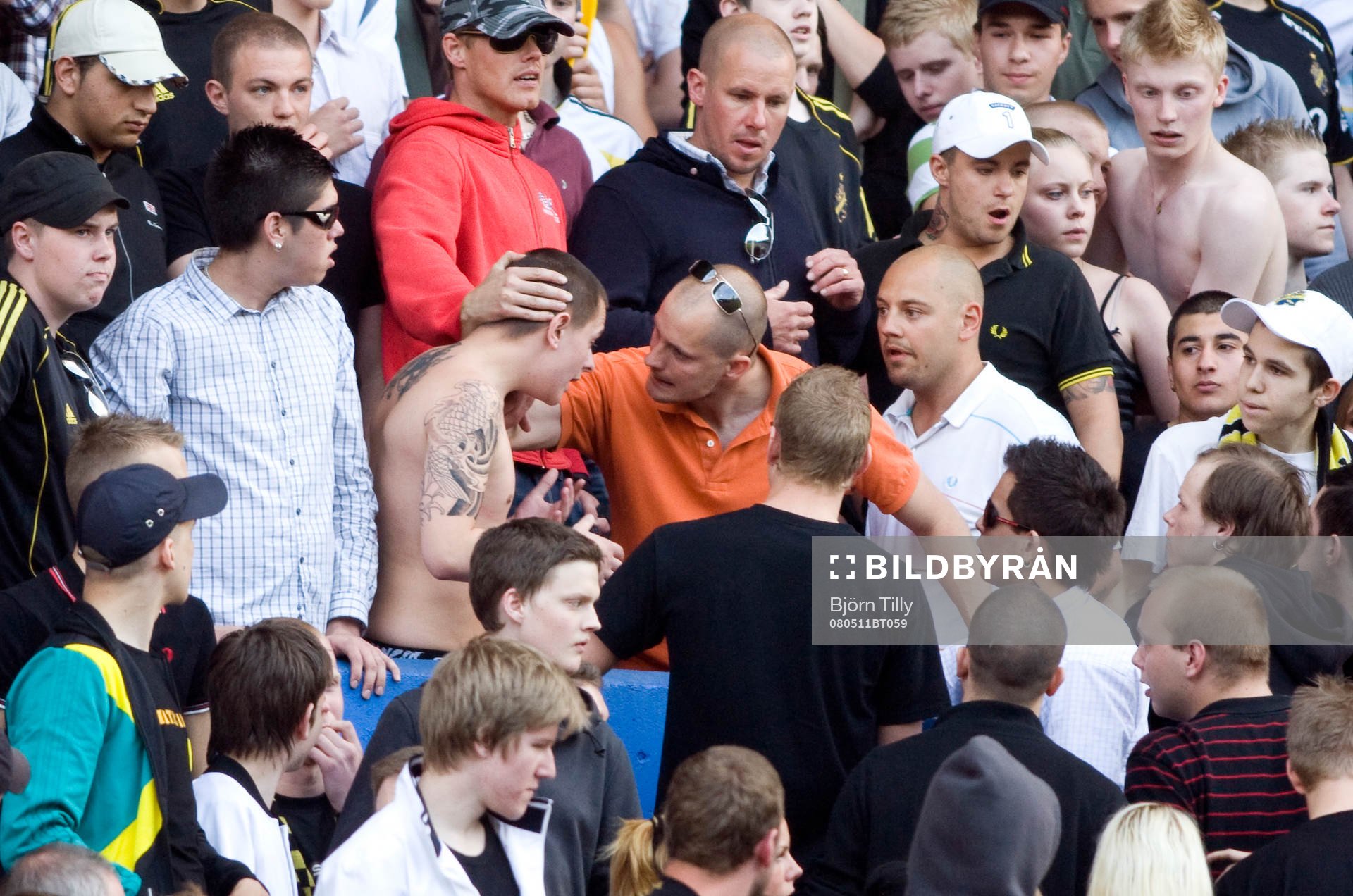 AIK klacken. Klack, huligan