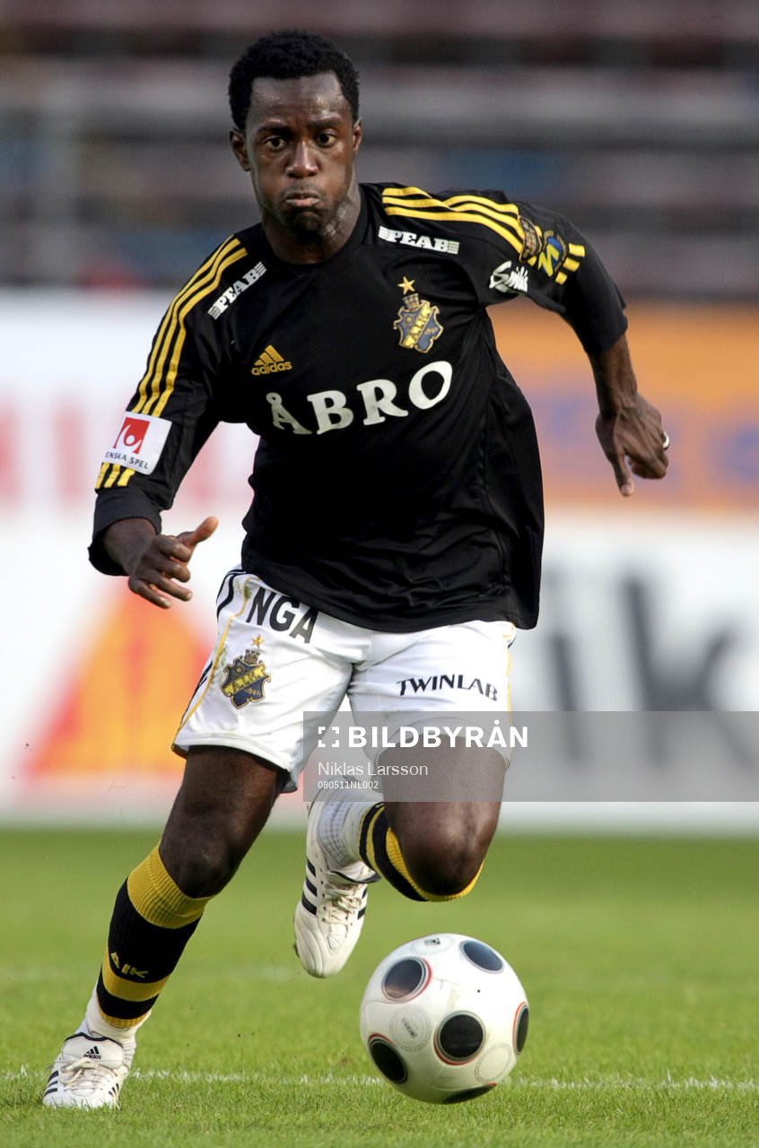Fotboll, Allsvenskan, AIK - Malmö FF: Dulee Johnson, AIK, 