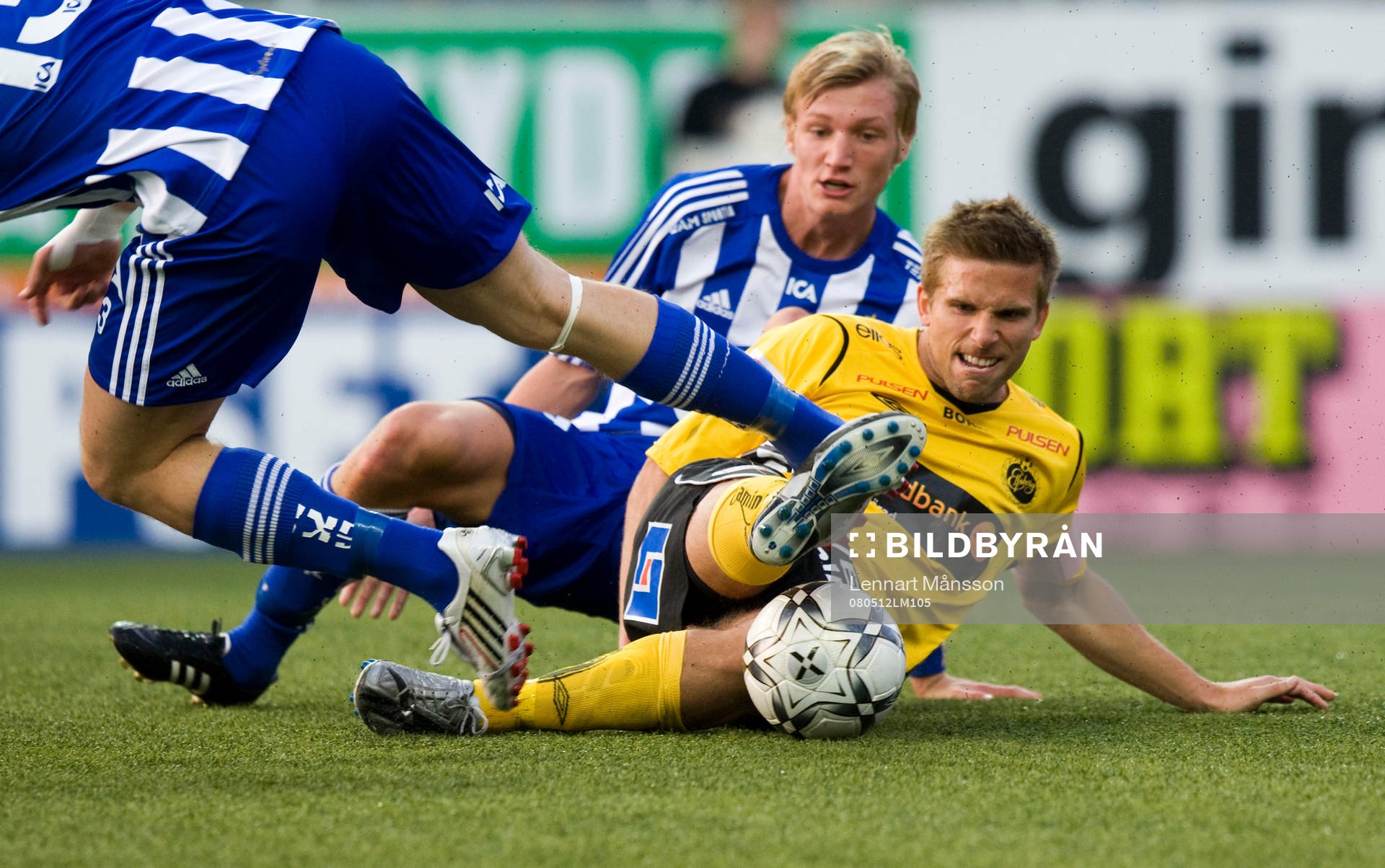 Anders Svensson krokar Gustav Svensson, Sebastian Eriksson