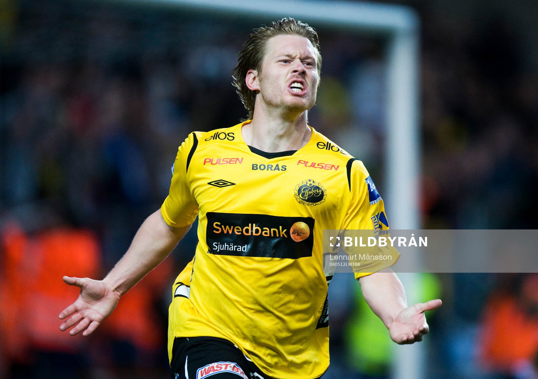 1-0, Fredrik Berglund. Jubel
