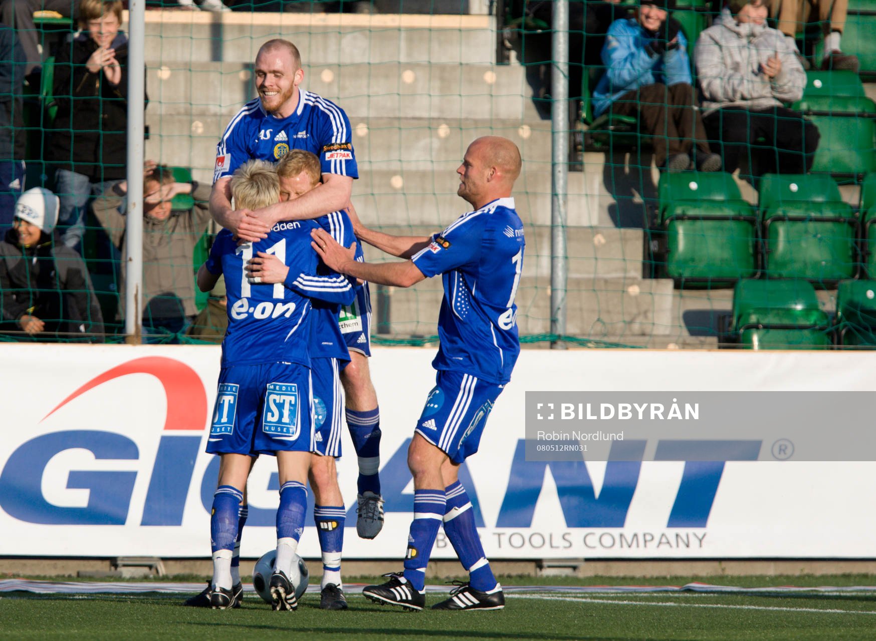 Tobias Eriksson, Sundsvall 1-0 jubel