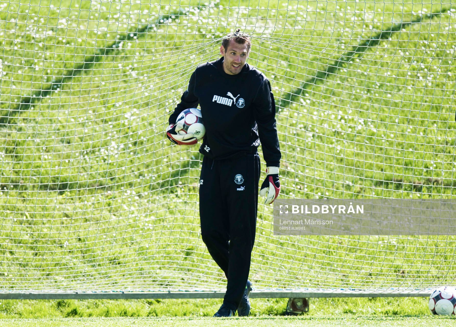 Andreas Isaksson, målvakt, tränar med Trelleborgs FF