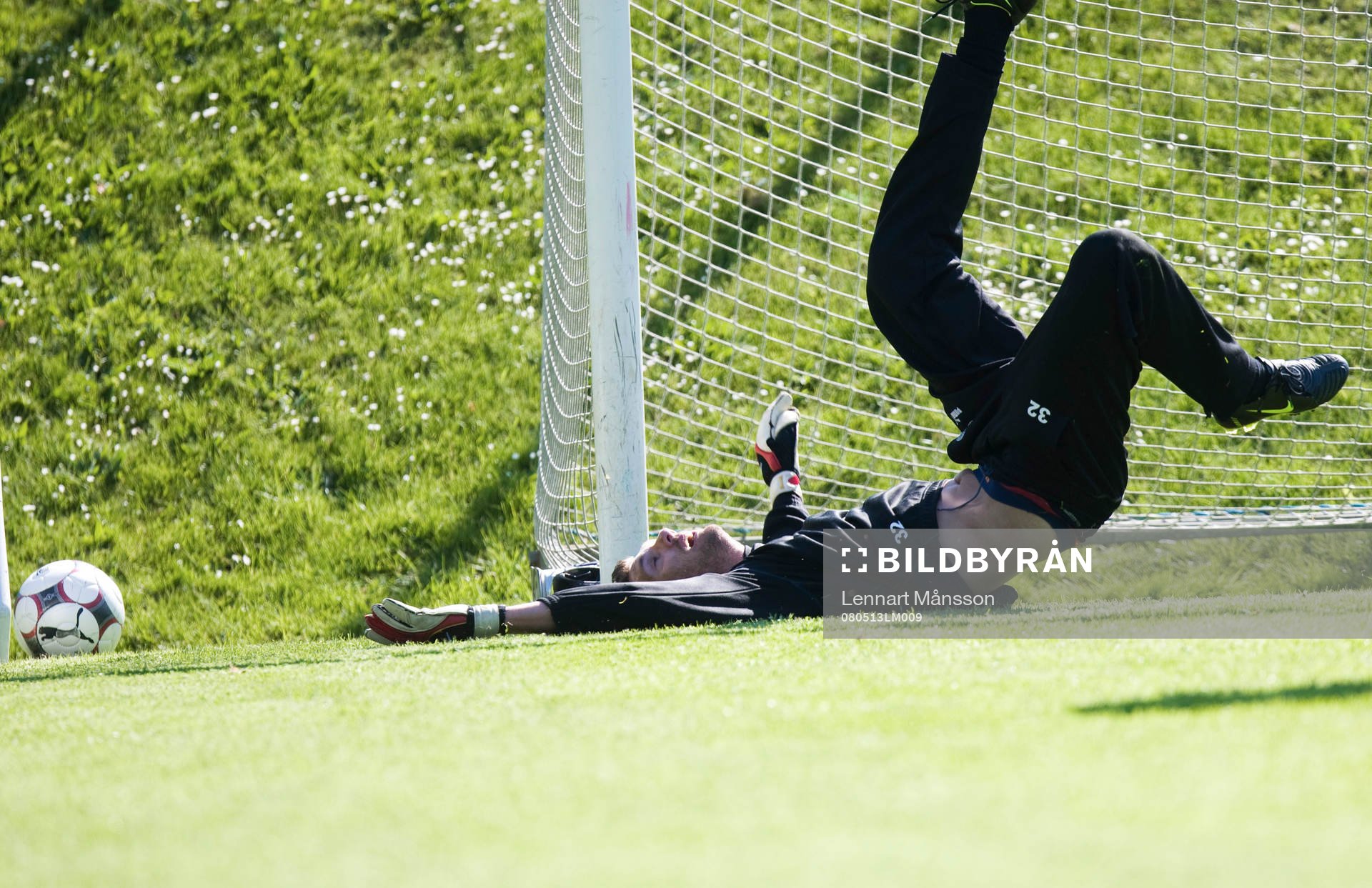 Andreas Isaksson, målvakt, tränar med Trelleborgs FF
