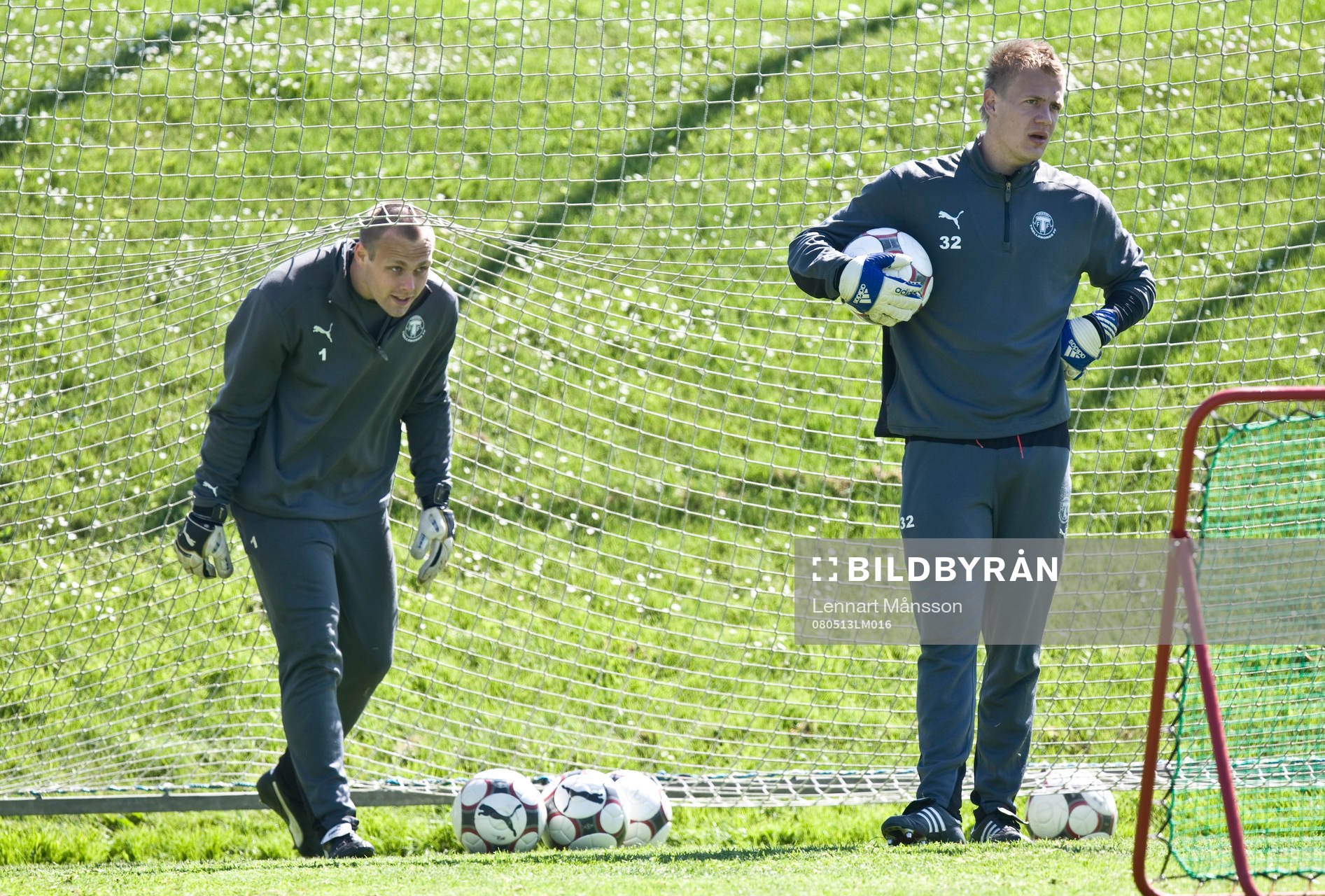 Johan Dahlin och Viktor Noring, målvakt