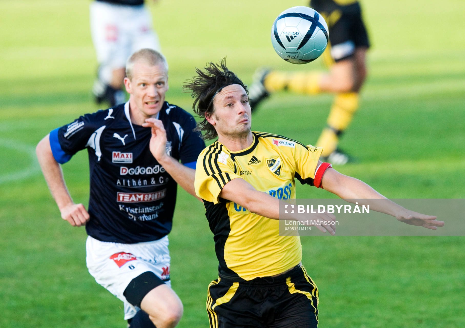 Daniel De Stefano jagas av Marcus Svensson. Nedtagning