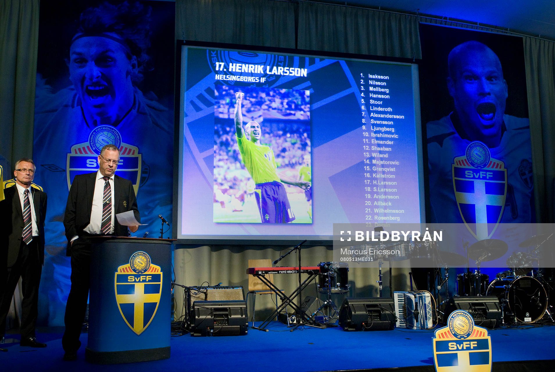 EM uttagning på Parken i Stockholm. Henrik Larsson