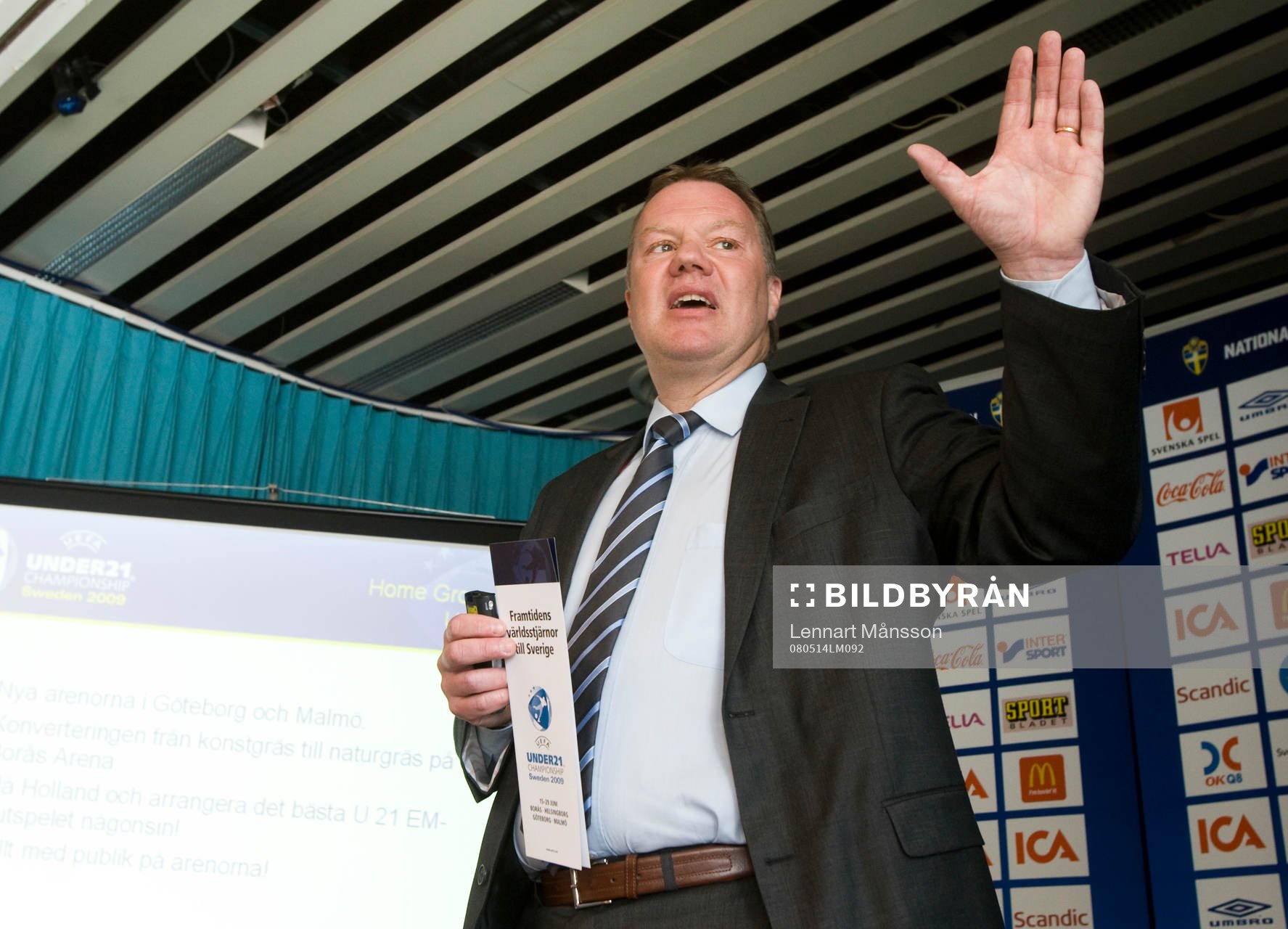 Karl-Erik Nilsson, chef för U21-VM 2009, då morgondagens