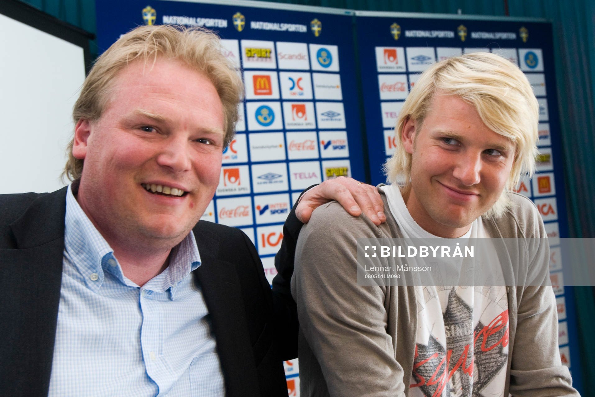 Jörgen Lennartsson, förbundskapten och spelaren Ola