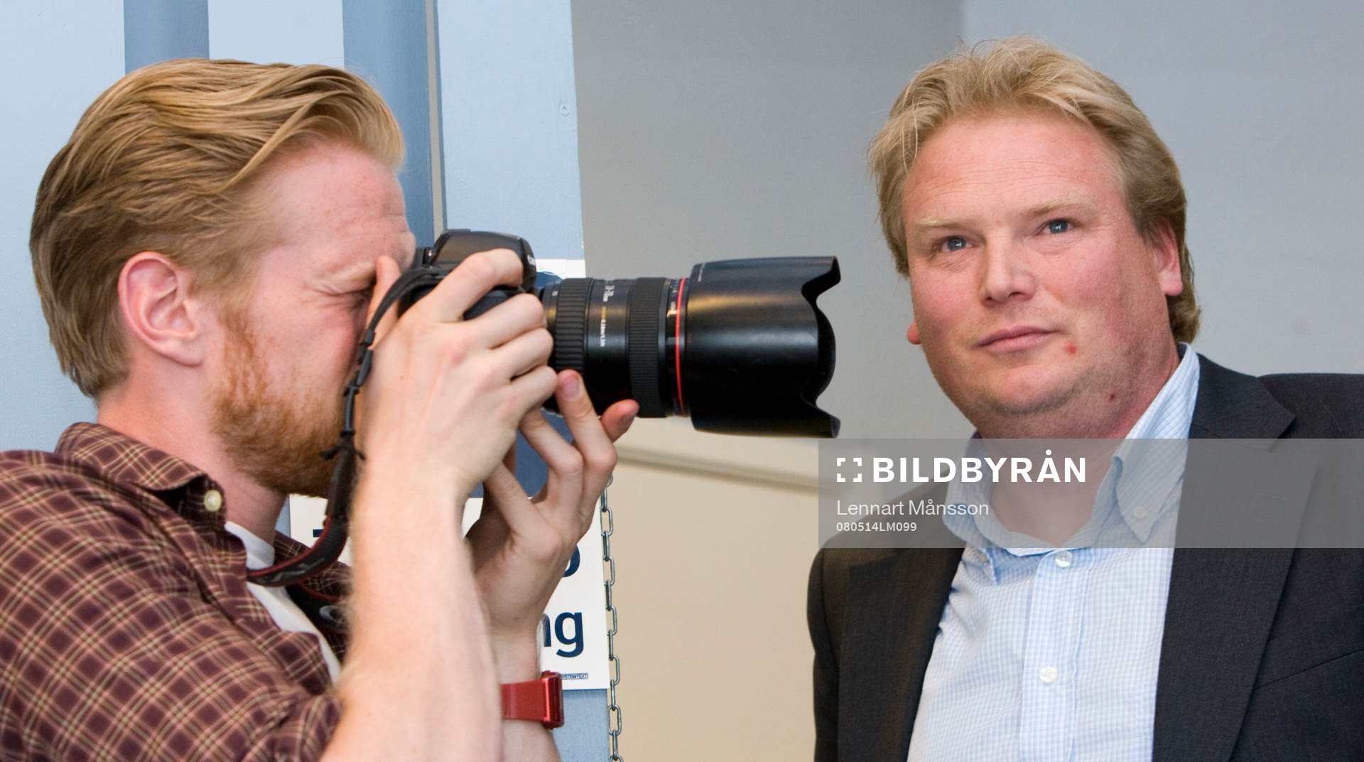 Fotograf Johan Bävman och Jörgen Lennartsson,