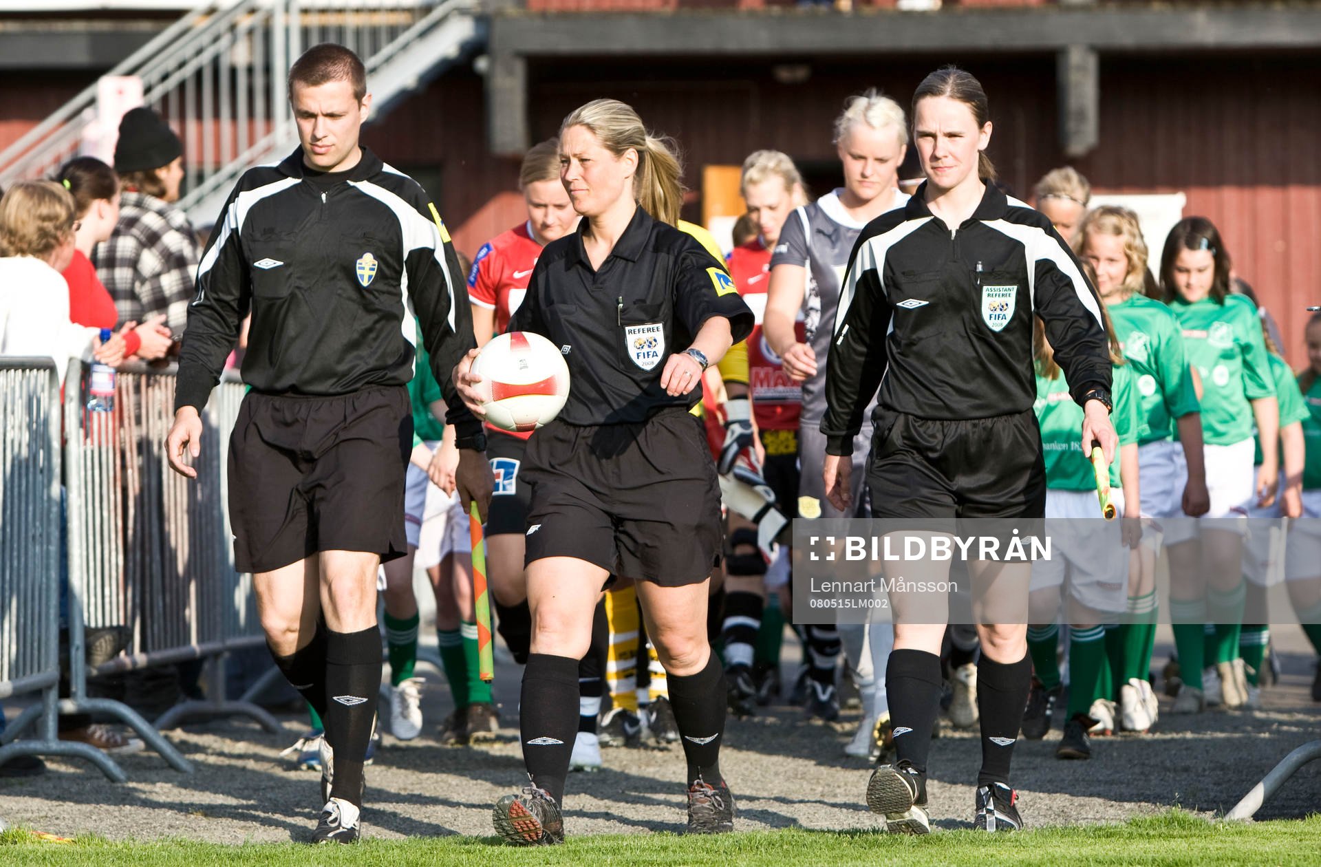 Paula Thörn, domare, Matiija Rafaj och Åsa Marie Olsson,