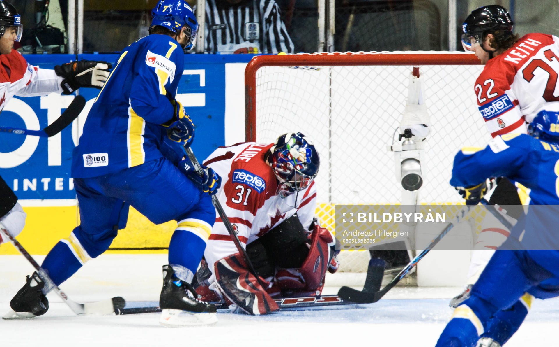 1-2 av Niclas Wallin på Pascal Leclaire, målvakt