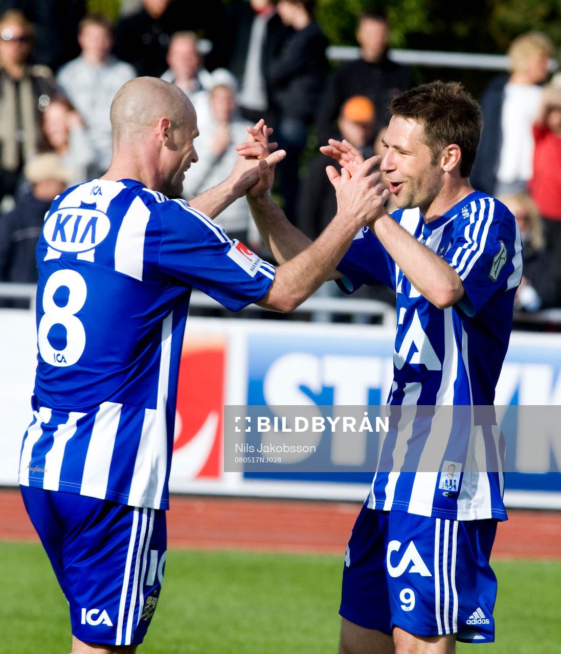 Thomas Olsson, Stefan Selakovic, Göteborg, jubel